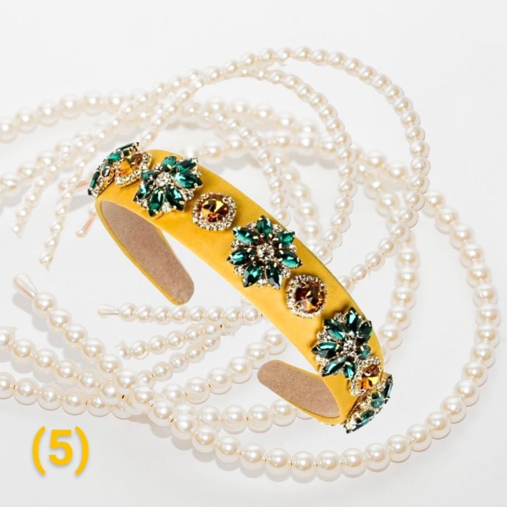 Silk Suede Festival India Glass Rhinestones Yellow Green Floral Flowers Boho